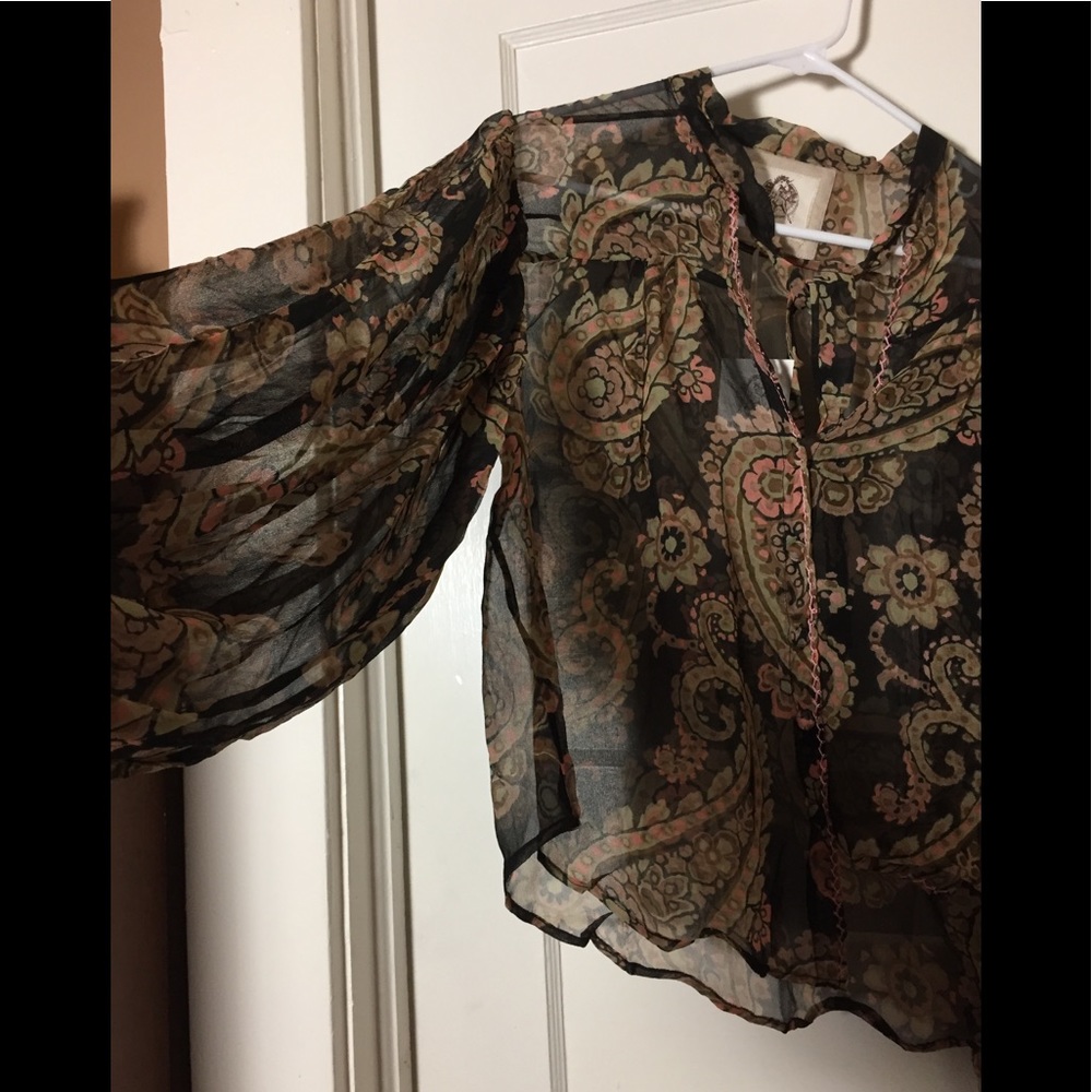 Till The Morning Comes Silk Blouse - Picture 9 of 16